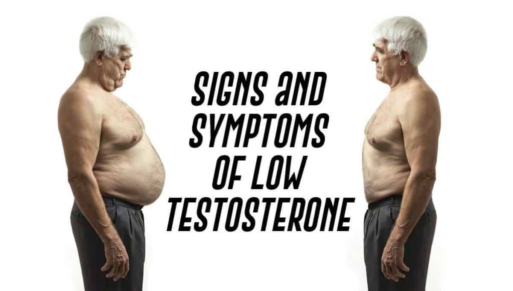 Picture of low testosterone, two men standing