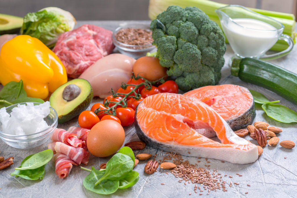 Various keto-friendly foods