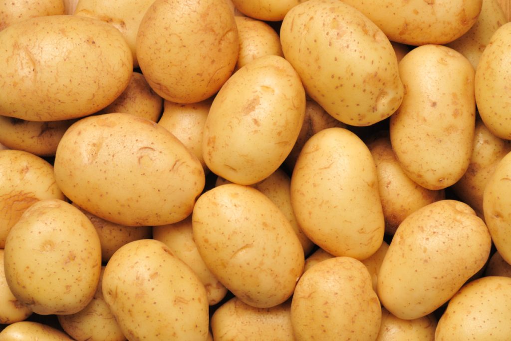 Picture of yellow potatoes