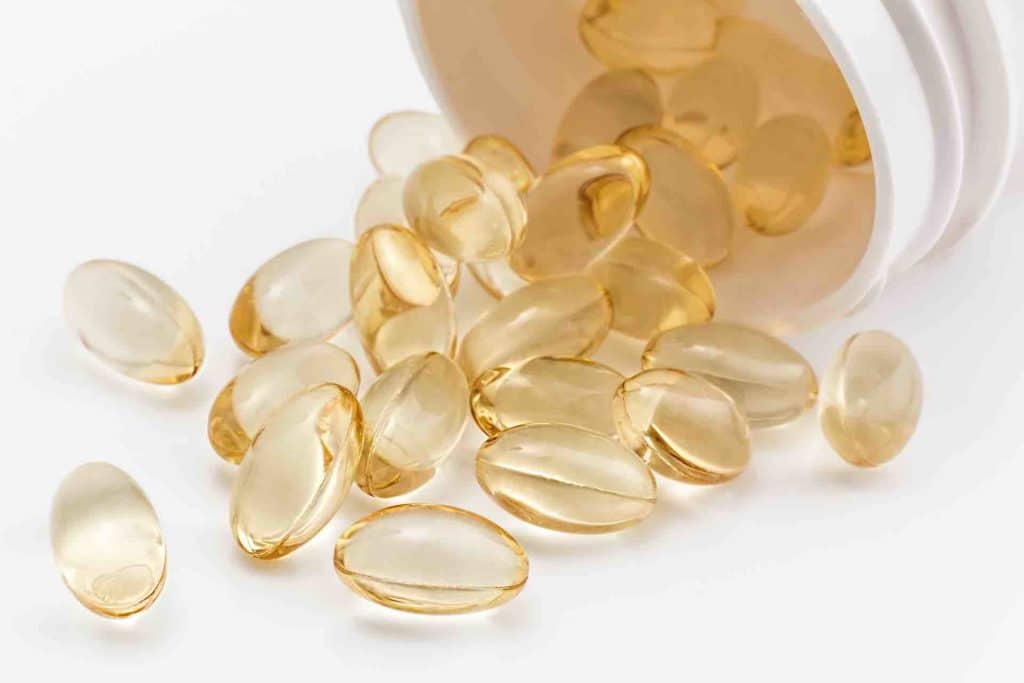Stock photo of supplement pills