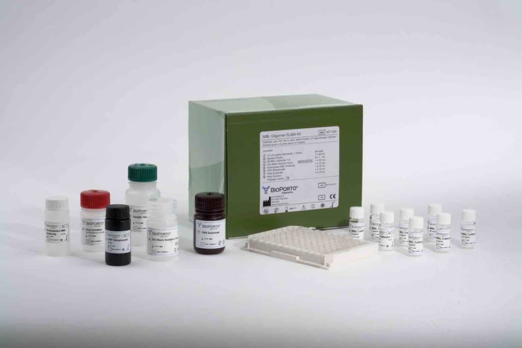 An ELISA test kit and its contents
